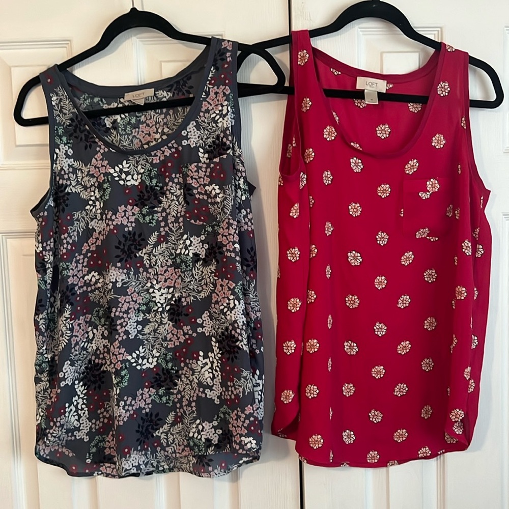 Loft shell tank top tunic style